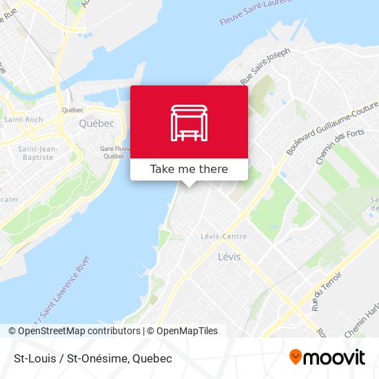 St-Louis / St-Onésime map