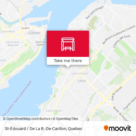 St-Édouard / De La B.-De-Carillon map