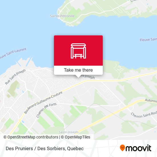 Des Pruniers / Des Sorbiers map