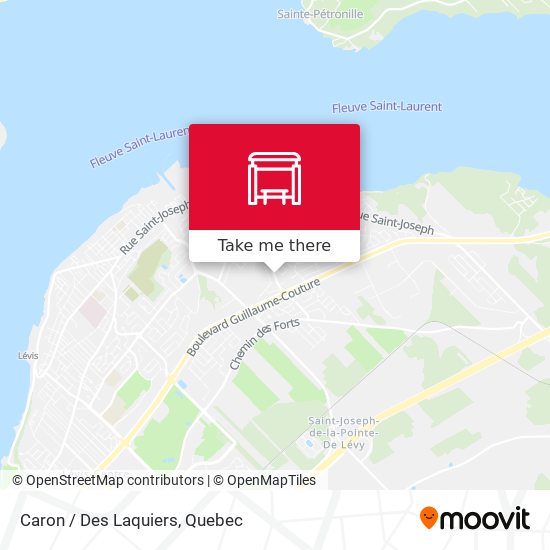 Caron / Des Laquiers map
