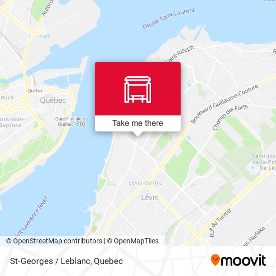 St-Georges / Leblanc map
