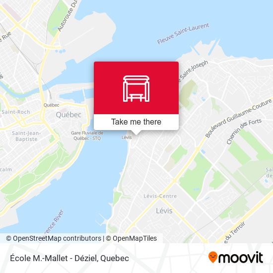 École M.-Mallet - Déziel map