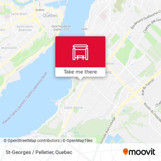 St-Georges / Pelletier map