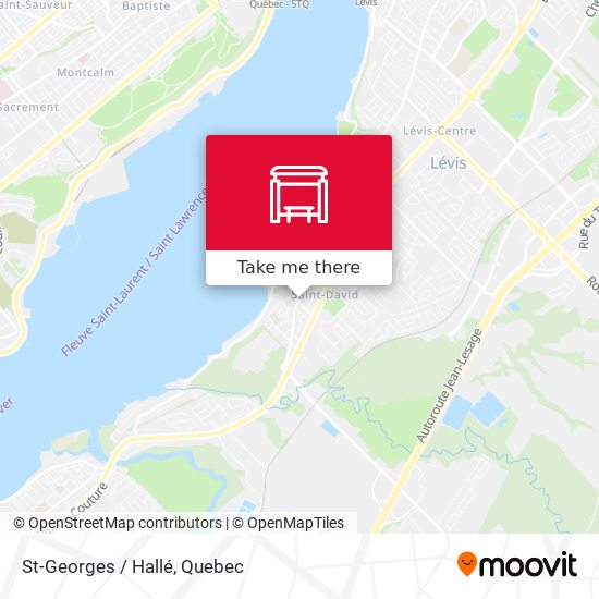 St-Georges / Hallé map