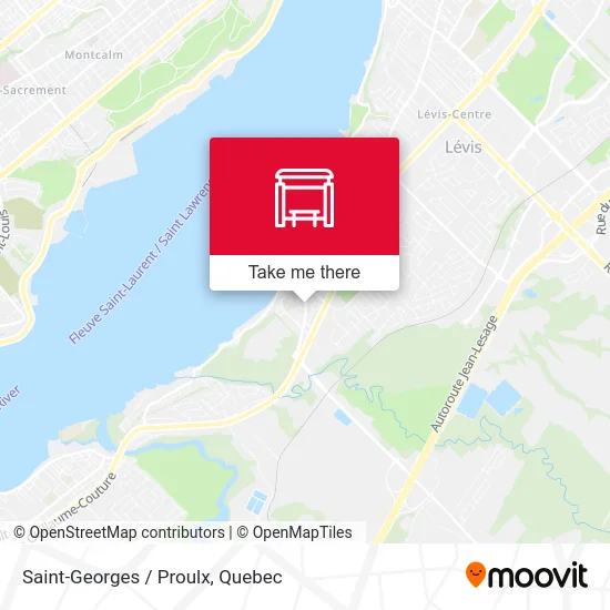 Saint-Georges / Proulx map