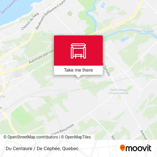 Du Centaure / De Céphée map