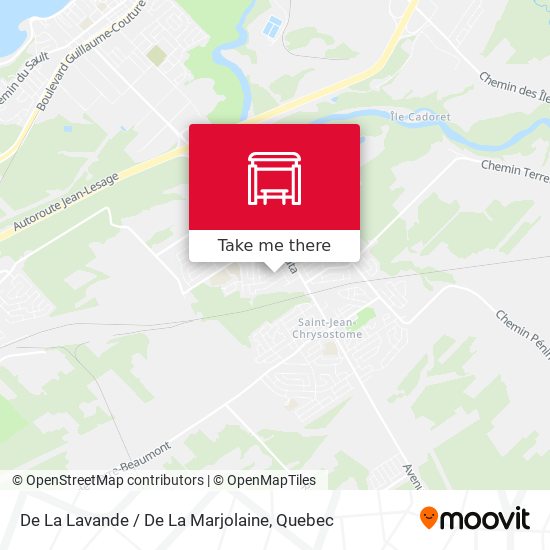 De La Lavande / De La Marjolaine map