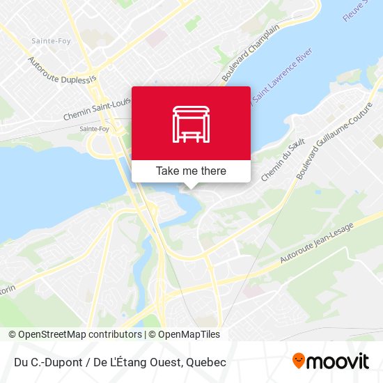 Du C.-Dupont / De L'Étang Ouest map