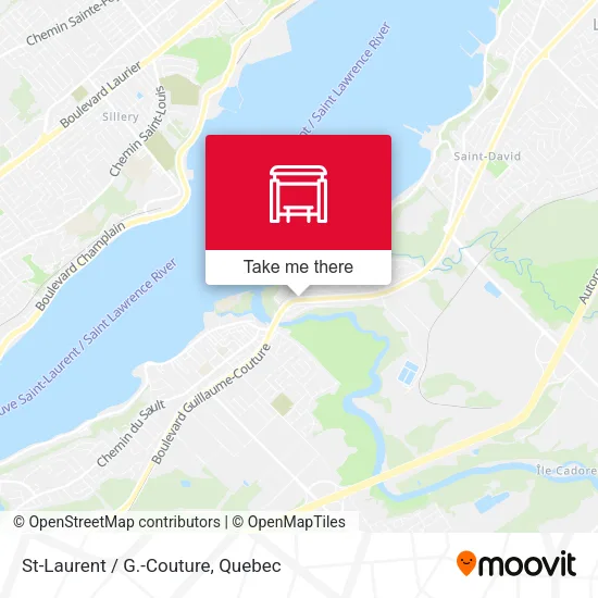 St-Laurent / G.-Couture map