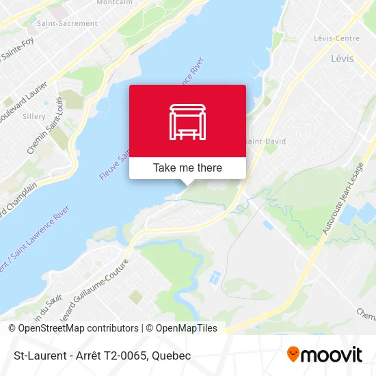 St-Laurent - Arrêt T2-0065 map