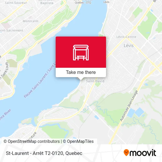 St-Laurent - Arrêt T2-0120 map