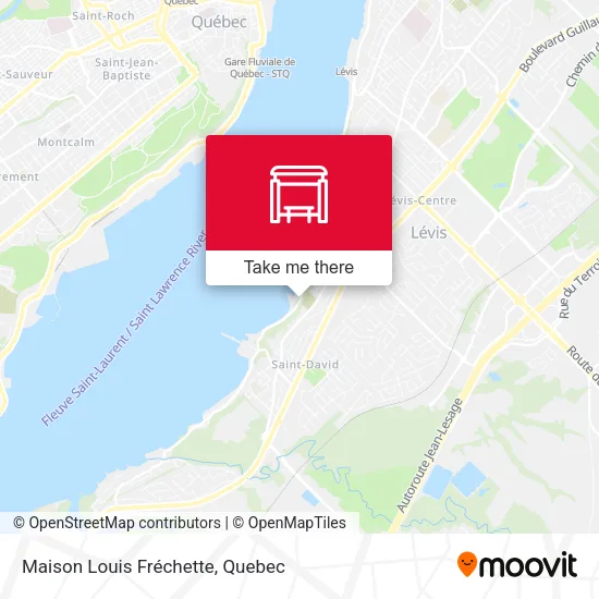 Maison Louis Fréchette map