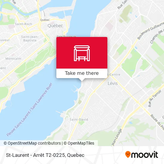 St-Laurent - Arrêt T2-0225 map