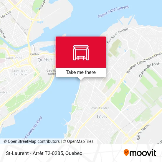 St-Laurent - Arrêt T2-0285 map