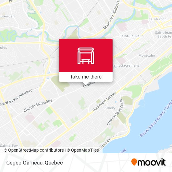 Cégep Garneau map