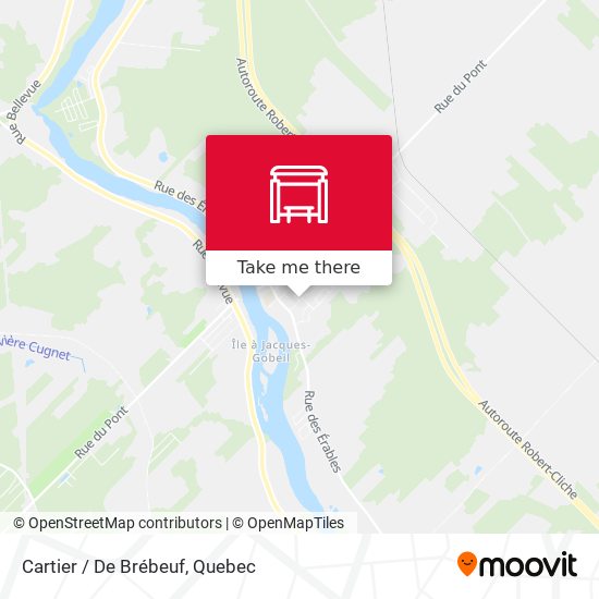 Cartier / De Brébeuf map