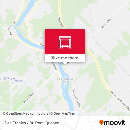 Des Érables / Du Pont map