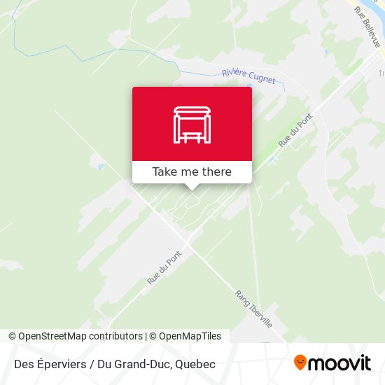 Des Éperviers / Du Grand-Duc map