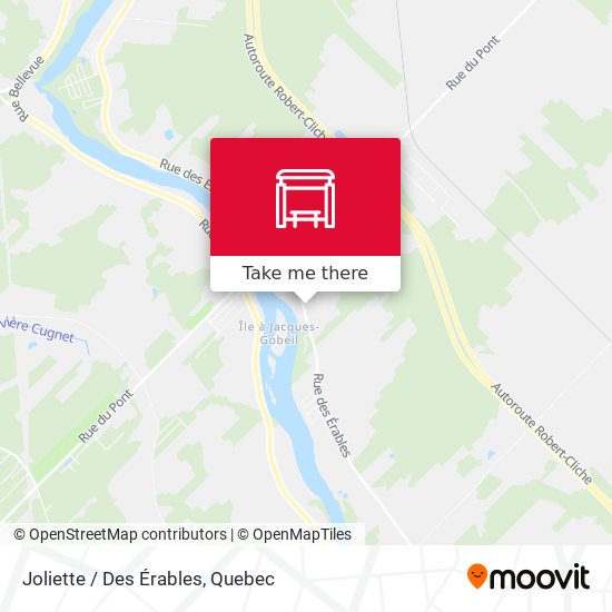 Joliette / Des Érables map