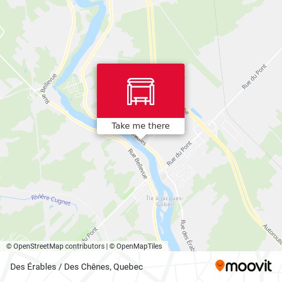 Des Érables / Des Chênes map