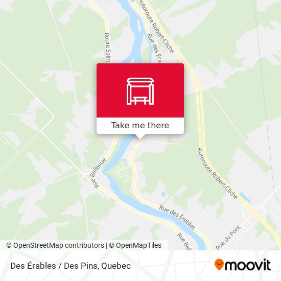 Des Érables / Des Pins map
