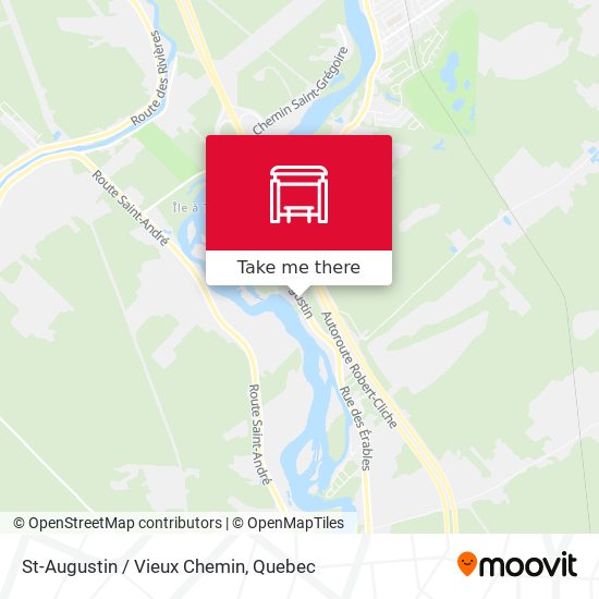St-Augustin / Vieux Chemin map