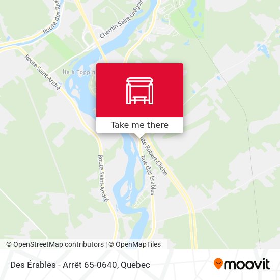 Des Érables - Arrêt 65-0640 map