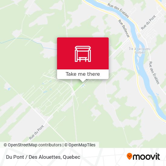 Du Pont / Des Alouettes map