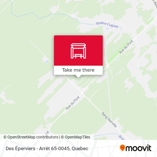Des Éperviers - Arrêt 65-0045 map