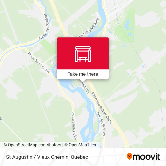 St-Augustin / Vieux Chemin map