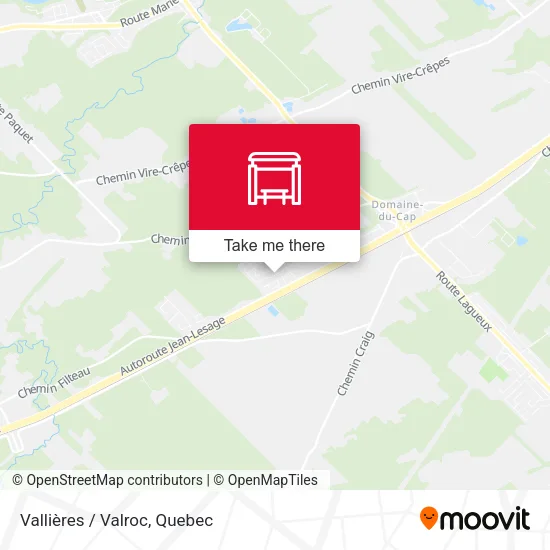 Vallières / Valroc map