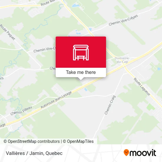 Vallières / Jamin map