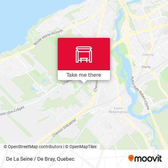 De La Seine / De Bray map