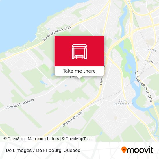 De Limoges / De Fribourg map