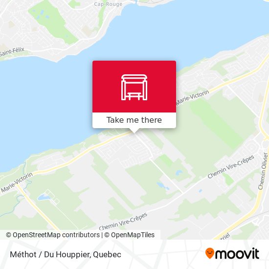 Méthot / Du Houppier map