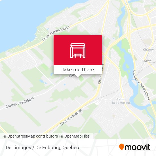 De Limoges / De Fribourg map