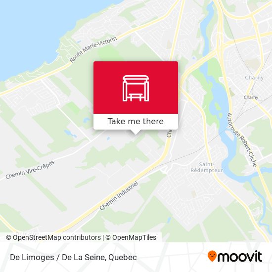 De Limoges / De La Seine map