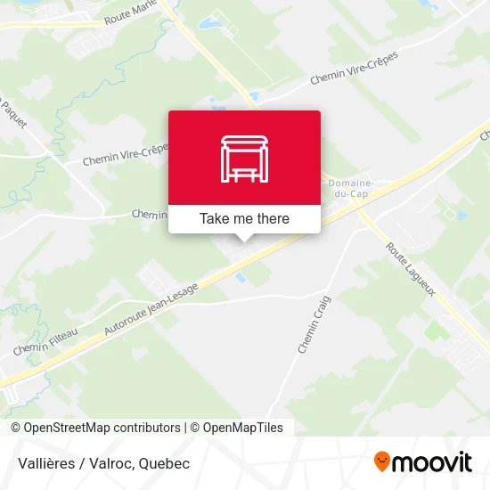 Vallières / Valroc map