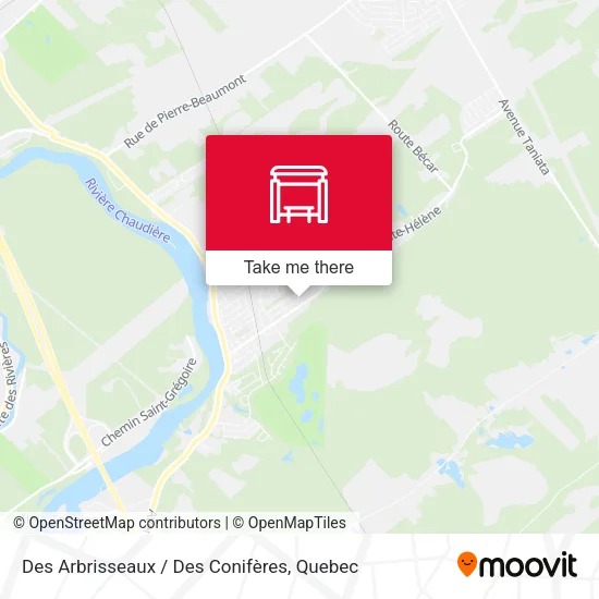 Des Arbrisseaux / Des Conifères map