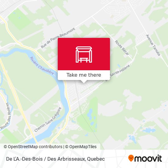 De L'A.-Des-Bois / Des Arbrisseaux map