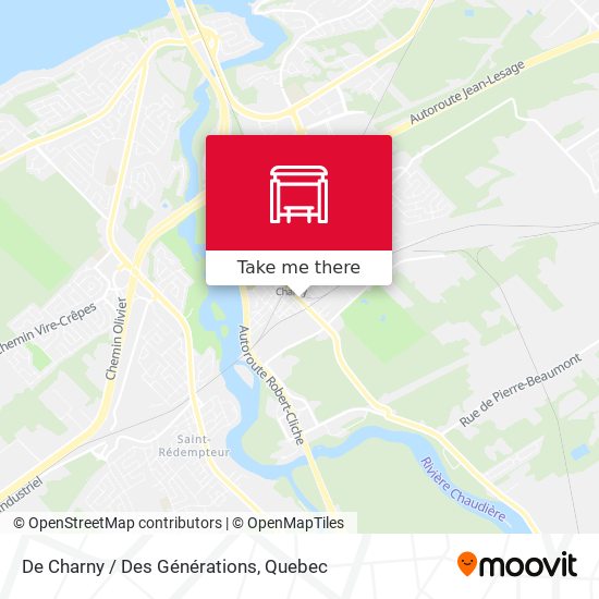 De Charny / Des Générations map