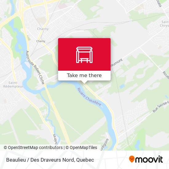 Beaulieu / Des Draveurs Nord map