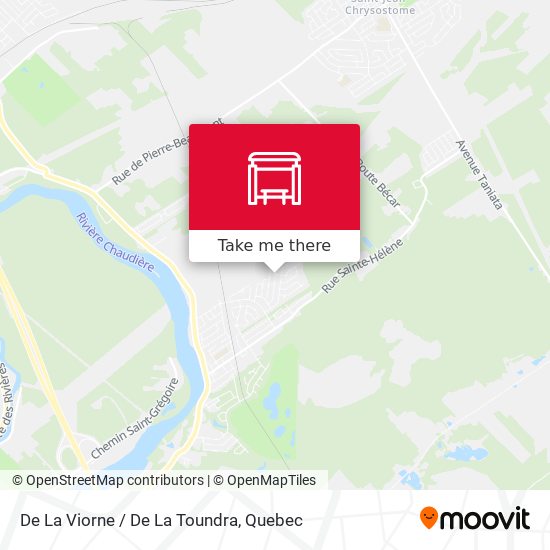 De La Viorne / De La Toundra map