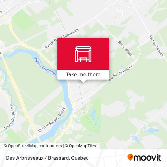 Des Arbrisseaux / Brassard map