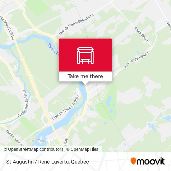 St-Augustin / René-Lavertu map