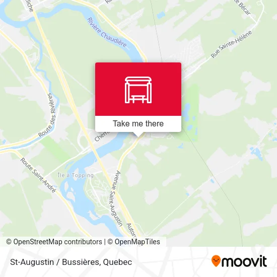 St-Augustin / Bussières map