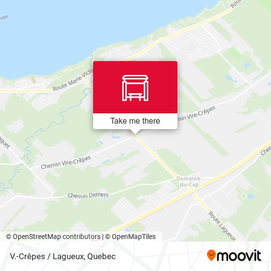 V.-Crêpes / Lagueux map