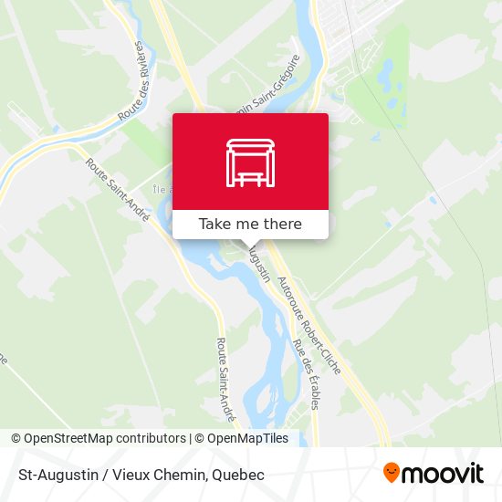 St-Augustin / Vieux Chemin map