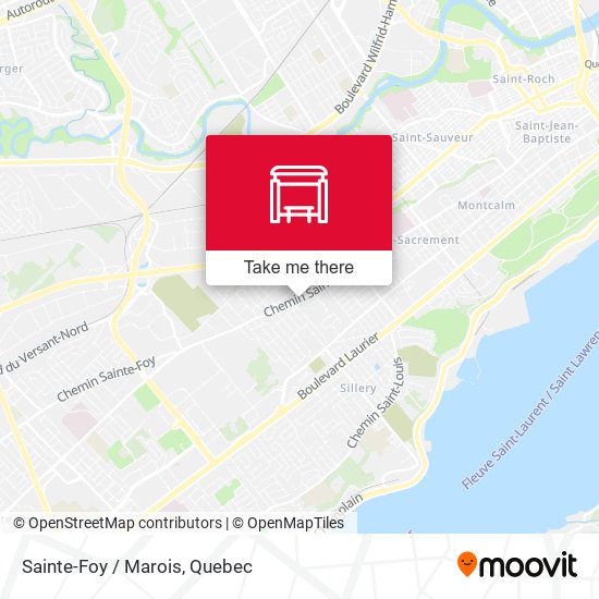 Sainte-Foy / Marois map