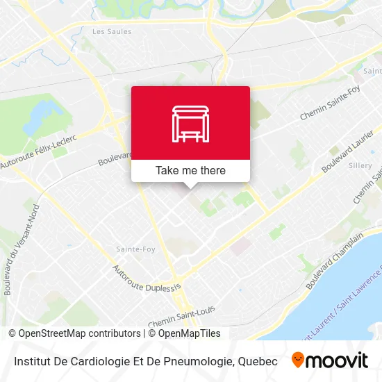 Institut De Cardiologie Et De Pneumologie map